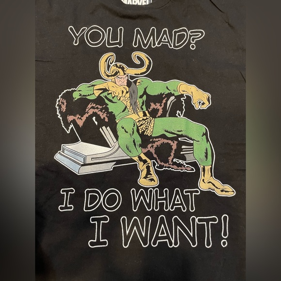 Marvel I Do What I Want Loki Shirt - Picture 2 of 3